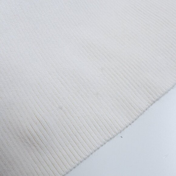 Anthropologie DOLAN Sheer Sleeve Appliqué Sweater Floral Fairy Whimsy Ivory - Picture 12 of 12